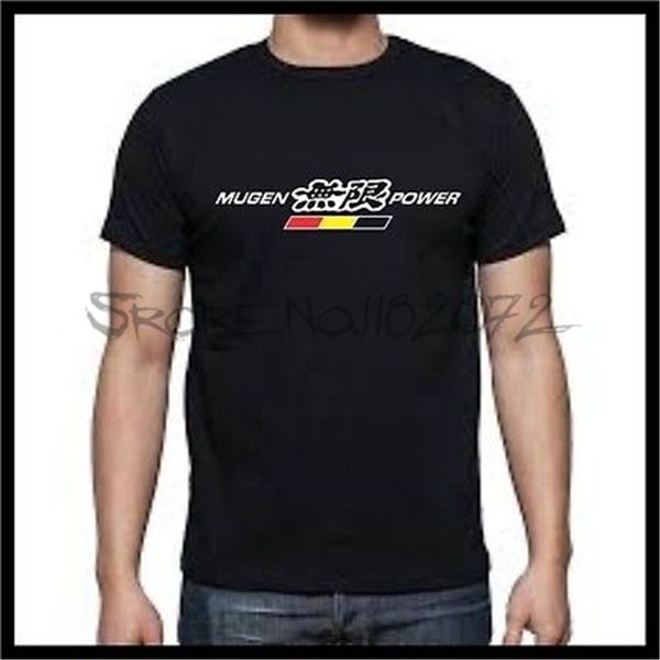 

mugen power logo tshirt men black tshirt summer fashion male tee-shirt cotton drop shipping sbz5340