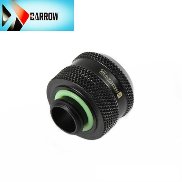 

4 pcs barrow black, silver, white, gold g1 / 4 inch 12mm / 14mm 16mm hard pipe connector fittings, highly recommended