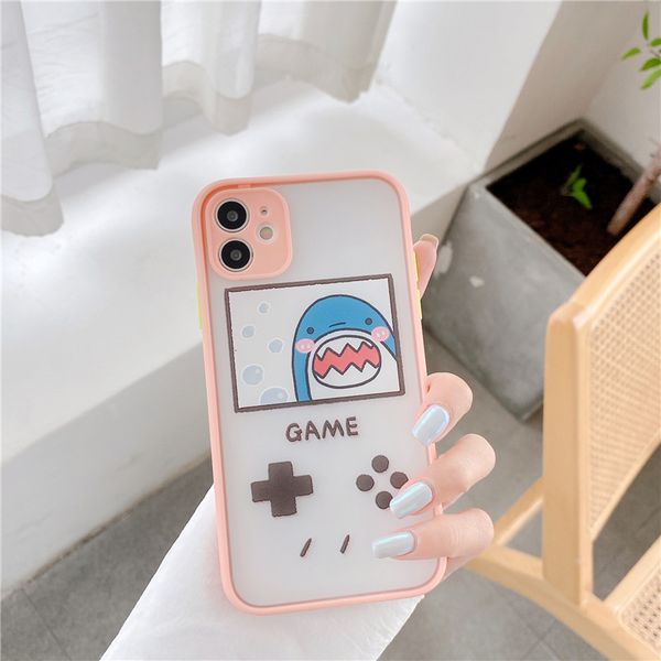 

iphone 11 pro case game machine shark hippo illstration дело телефон для 7 8 plus макс мягкий силиконовый телефон обложка