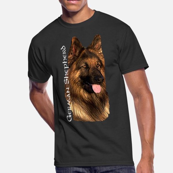 

german sheperd, dog head, dog face, dog breed, t shirt men designer 100% cotton round neck original graphic comfortable pictures shirt
