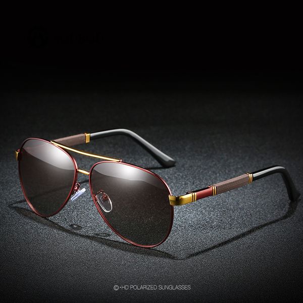 

new products classic polarized sunglasses two-tone gradual change the spring lmirror driving sun glasses, White;black