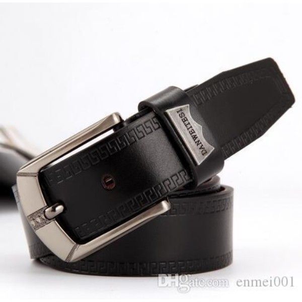 

fashion men belt faux leather waistband vintage classic pin buckle design belts for ceinture homme luxe marque d070815, Black;brown