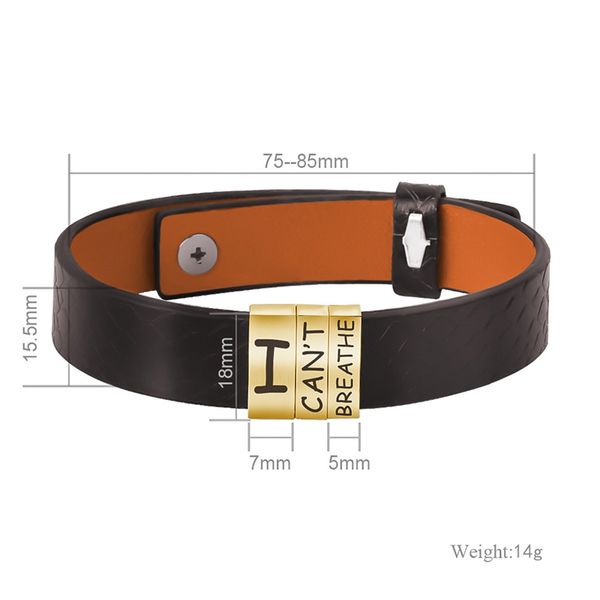 

new style i can't breathe bracelet i can't breathe series black live matter