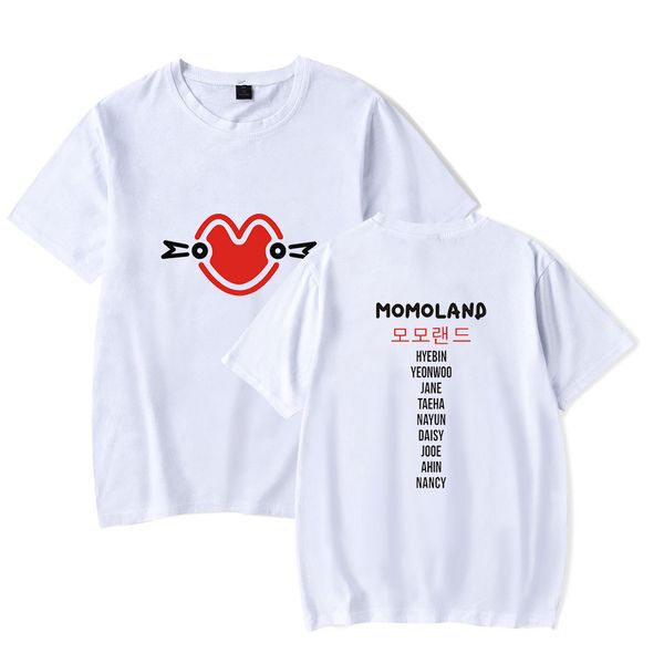 

luckyfridayf momoland album i'm so 2d print t-shirt women/men clothes short sleeve t shirts plus size