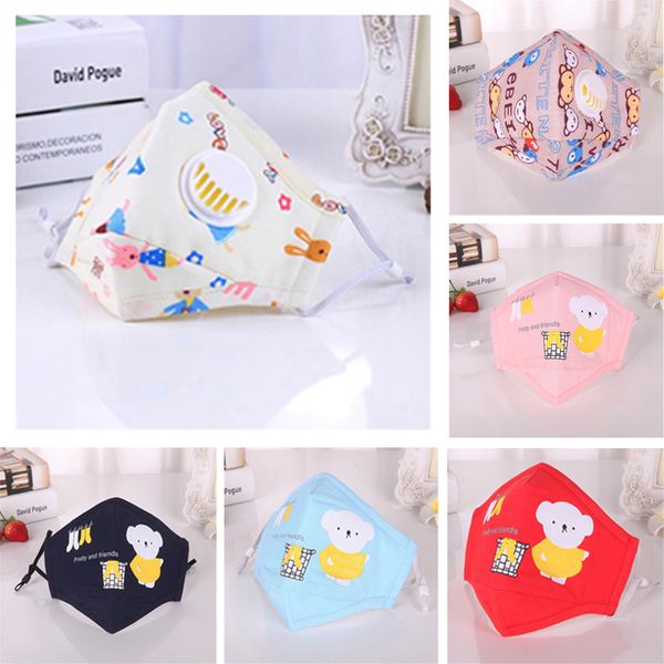 

дизайнер специальных детских маски мультфильм медведь и обезьяна печать маска анти-тумана и пыль свет и дышащая маска хлопка