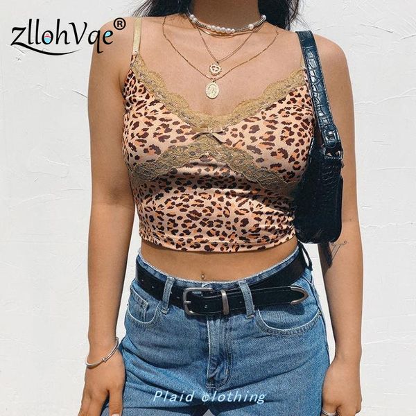 

zllohvqe leopard camis women fashion lace edge tight top, White
