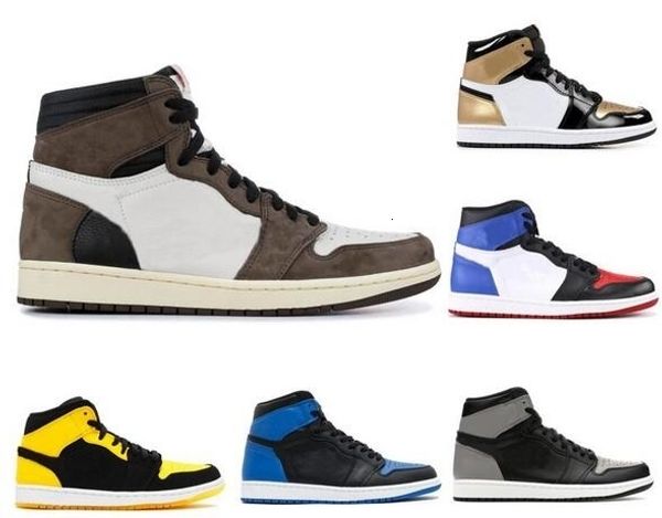 

1 high og travis scotts low fearless obsidian mens basketball shoes spiderman unc 1s 3 banned br nakeskin jordan retros shoe