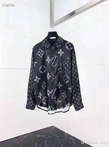 

2020 new fashion medusa shirts button up luxury designer shirt men classic striped new men's browne hoodies sweatshirts, White;black