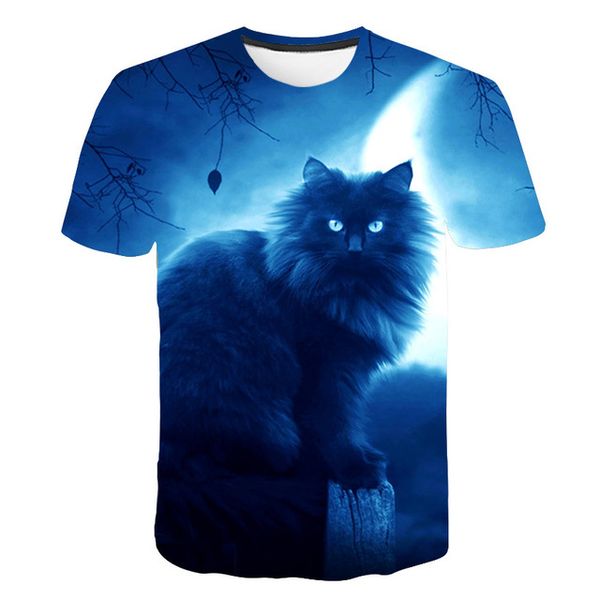 

cute and interesting animal cool cat selling 3d print shirts humor hentai hippie men clothing