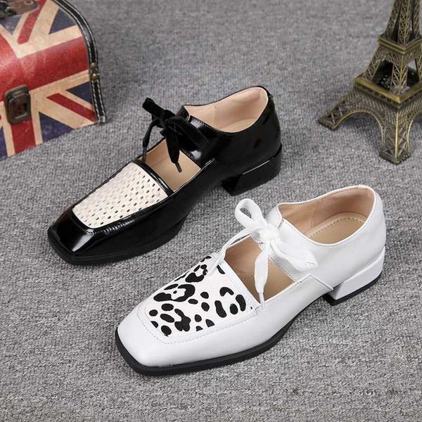 

2020 new horsehair mid-heel braided straps square toe single shoes women retro hollow breathable lady low-heeled pearl shoes, Black
