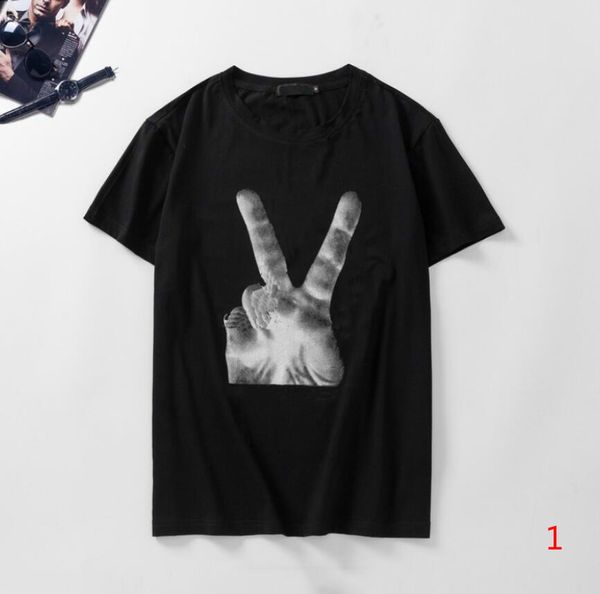 

summer men's t-shirt new fashion tee shirts with letters breathable round neck men's shirt t-shirt 2 colors size m-3xl wholesal, White;black