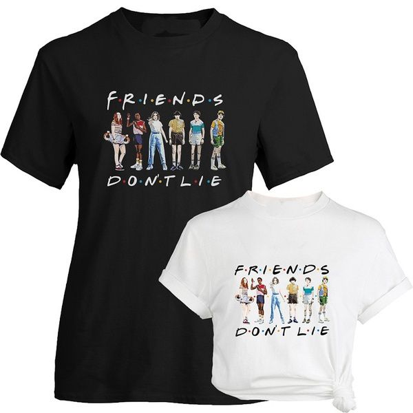 

friends don't lie stranger season 3 upside t shirt for women