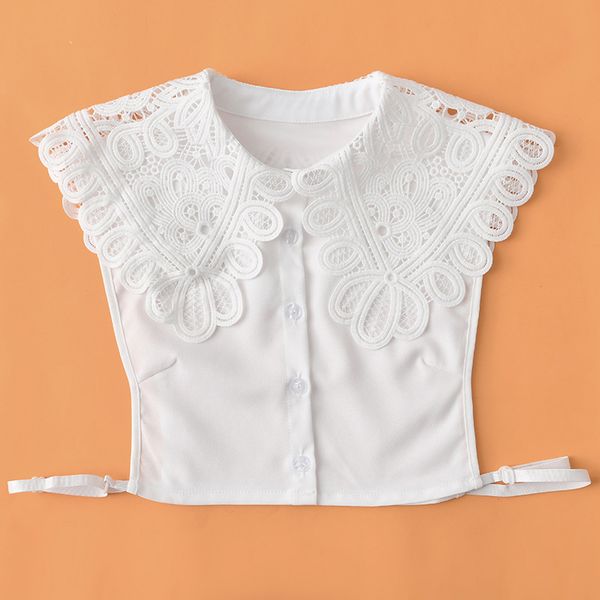 

women detachable lapel choker necklace shirt fake false collar, Blue;purple