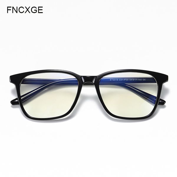 

square blue light glasses women diamond cut frame optical glasses computer eyewear frame fashion female myopia spectacles 6919, White;black