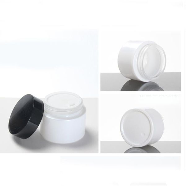 

face skin care pearl white cosmetic jar,cream glass jar 50g