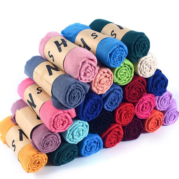 

wholesale multicolor fashion scarves women's girls ladies scarf soft sun protection cotton and linen candy color scarves, Blue;gray