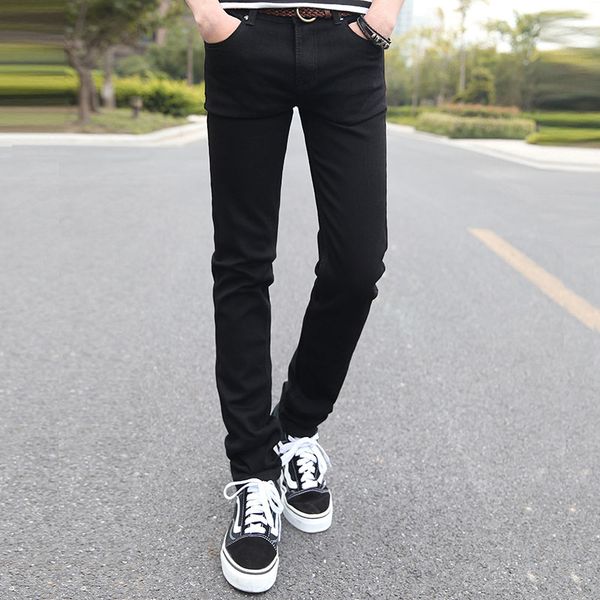 

black mens jeans cotton new fashion casual dark blue male cowboy trousers men popular size 27 28-36 comfortable choice