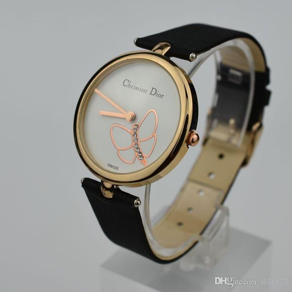 

2020ultra-thin rose gold ladies diamond flower watch brand casual fashion luxury nurse ladies dress female folding buckle watch girl gift, Slivery;brown