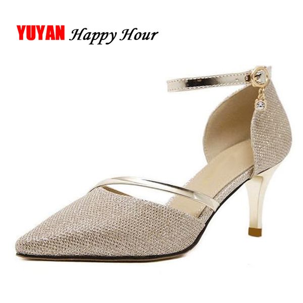 

new fashion pointed toe high heels women heeled shoes footwear women's pumps office ladies brand thin heel 6.5cm zh2425, Black