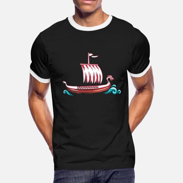 

viking discoverer t shirt men knitted tee shirt s-xxxl solid color crazy fashion summer style standard shirt