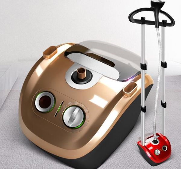 

double rod steam hanging machine household mini iron small handheld vertical hanging clothes ironing machine genuine