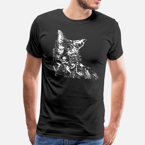 

граффити fox urban animal art white тенниска мужчин дизайнерские футболка s-xxxl формальная cute дышащий весна шаблон рубашку
