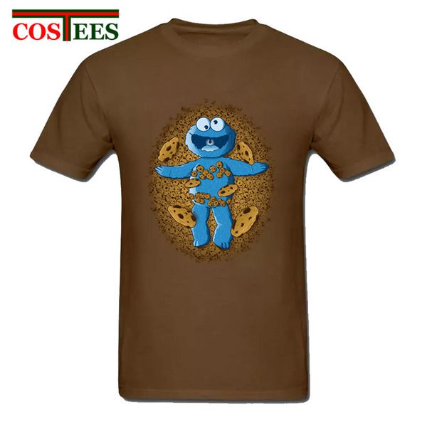 

sport novelty tee american cookies t shirt men comics sesame street cookie monster t-shirt man new brand clothes mens fitness tee