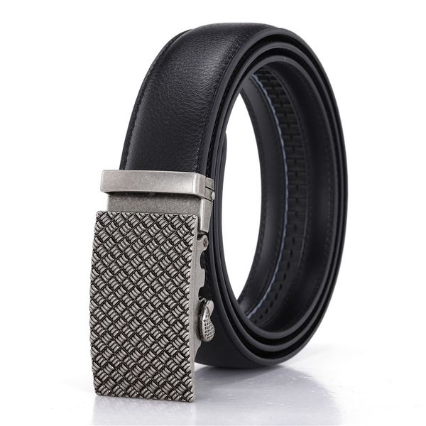 

2020 summer belt men belt automatic leather luxury black men's belts automatic buckle cummerbunds male, Black;brown