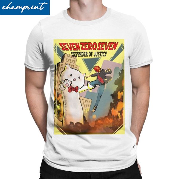

men seven zero seven mystic messenger collection t shirt 707 mm bg otome game cotton clothes vintage tees graphic t-shirts