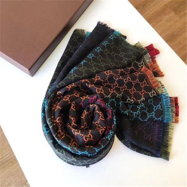 

2020 fashion charpe designer womens scarf popular long section winter scarf wool scarves tide brand man and woman shawl scarf fashion cxzx, Blue;gray