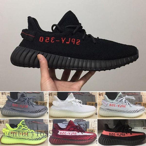 

v2 glow lundmark non-reflective running shoes kanye west men women black static antlia triple white synth sport sneaker 5-13 tr-9z