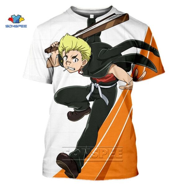 

beyblade burst evolution anime summer men homme 3d print shirts funny graphic horror men clothing