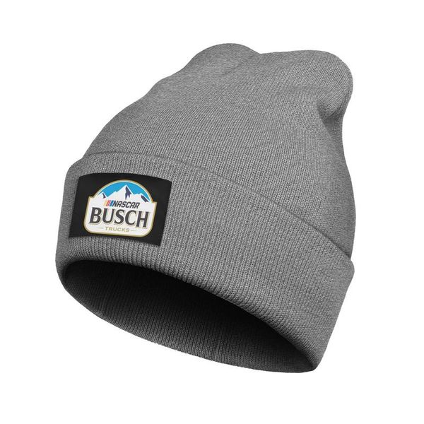 

fashion busch light logo winter warm beanie hats classic beer logo, Blue;gray