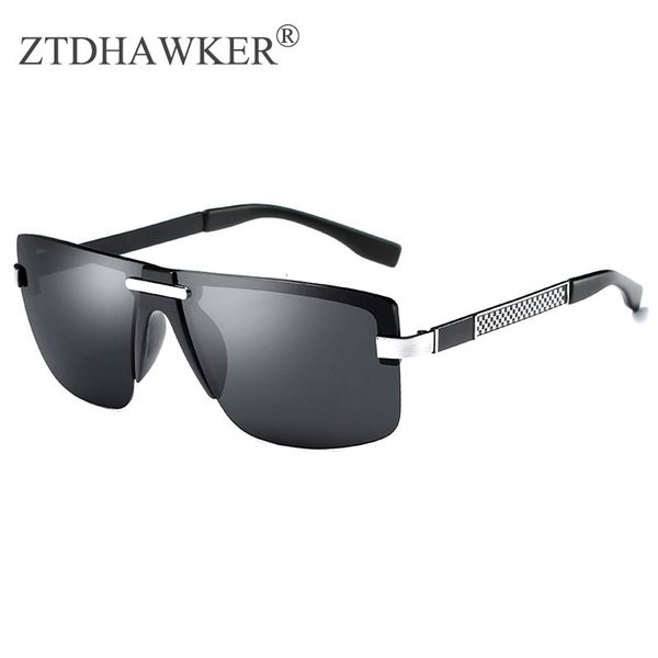 

the new men and women polarized sunglasses colorful lenses trend mirror classic glasses driving spectacles, White;black