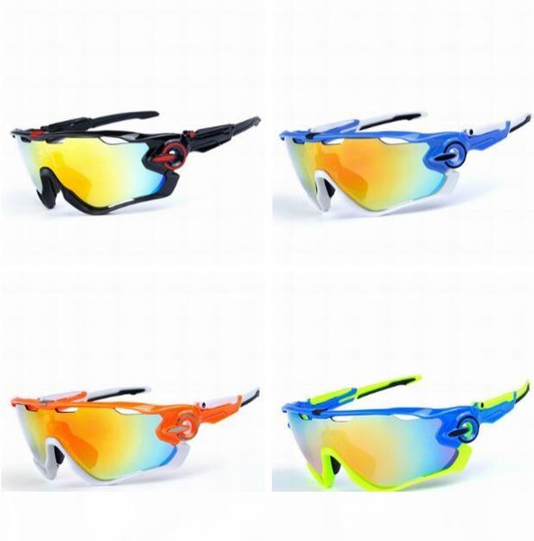 

new 3 lenses polarized cycling sunglasses jaw outdoor mountain designers sports bicycle sun glasses with cases boxes, White;black