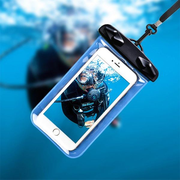 

dry bag waterproof bag protective mobile phone case pvc pouch for diving swimming sports cover for iphone xs max x 8 7 plus