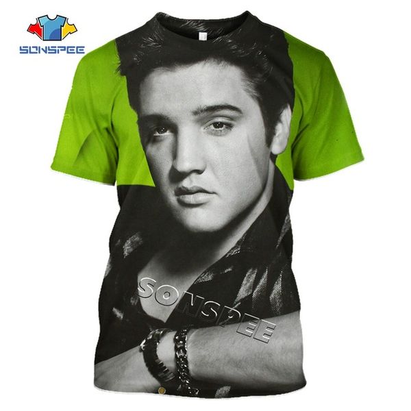 

summer homme pullover elvis presley the king men 3d print shirts funny humor horror men clothing