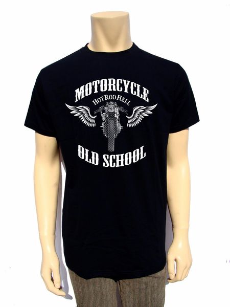 

new 2019 popular famous brand for man better mens cotton t shirt biker road old school striped tee shirt