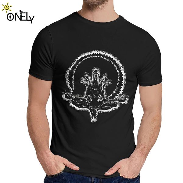 

crewneck alien t shirt popular for male pure cotton homme tee shirt sale