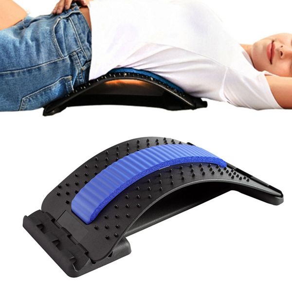 

curved lumbar massager lumbar spine relief frame strain relief lying cushion spine relief frame lumbar correction device health care family