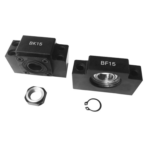 

2pcs ball screw bk15 bf15 stand durable end support parts for sfu2005 sfu2010