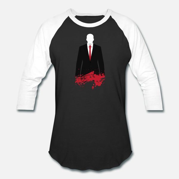 

the hitman stained t shirt men print cotton crew neck gents famous breathable spring pictures shirt