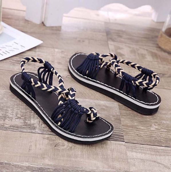

fashion women sandals slides summer flats real leather platform sandals flats shoes ladies beach shoes b06 p12, Black