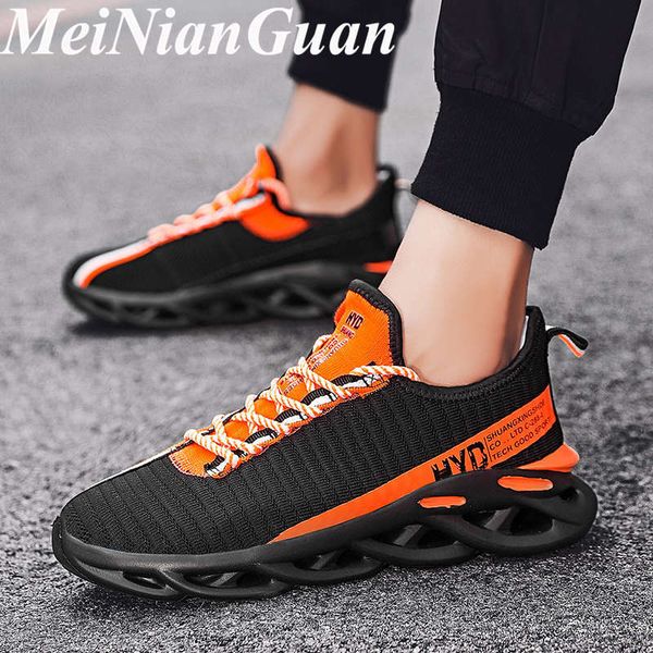 

trendy men casual shoes blade lace up men's sneakers 2020 plus size platform man shoes weaving comfortable black f9