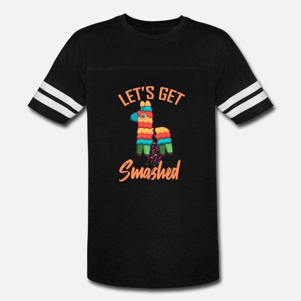 

cinco de mayo piniata lets get smashed gift t shirt men designing short sleeve o neck clothing gift funny casual summer family shirt