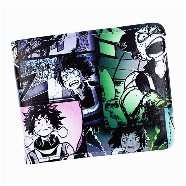 

sell my hero academia wallet mens short purse coin purses drop shipping good quality new fashion, Red;black