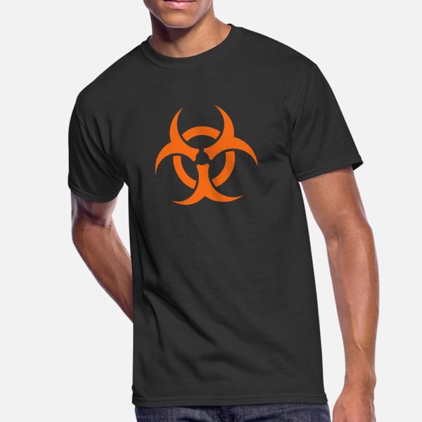 

biohazard t shirt men проектирование хлопок o-шея письмо смазливого нового стиль летнего стиль обмундирование рубашка, White;black