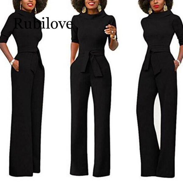 

tracksuit for women jumpsuit elegant rompers turn down collar wide leg pants trousers female overalls dungarees ladies pantsuit, Black;white