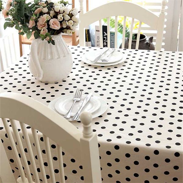 

modern bottom black wave point star rectangular tablecloth table cloths cover waterproof table cloth tablecloths