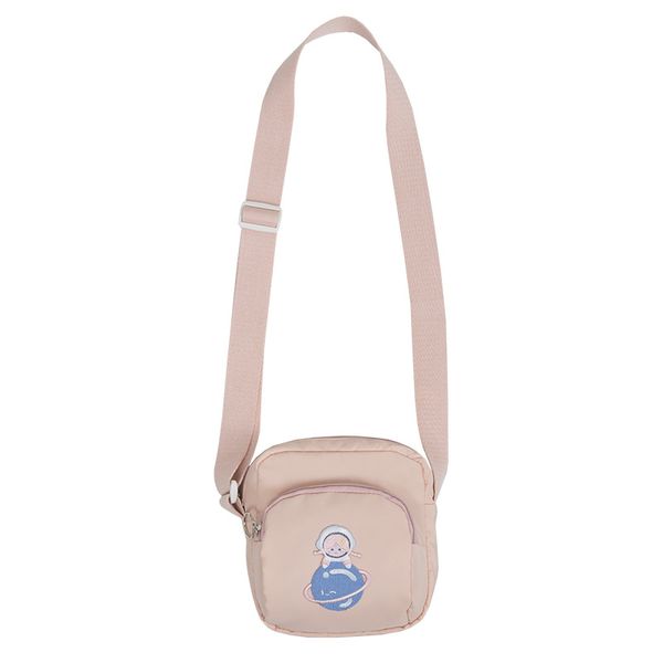 

summer new women's color-blocking shoulder bag multifunctional sports waist bag cute embroidery chest messenger
